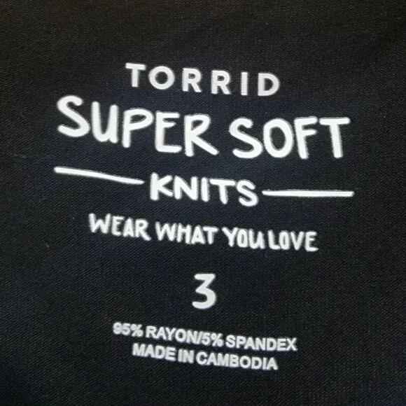 Torrid - Hoodie - Super Soft Ribcage - Black - Picture 8 of 8